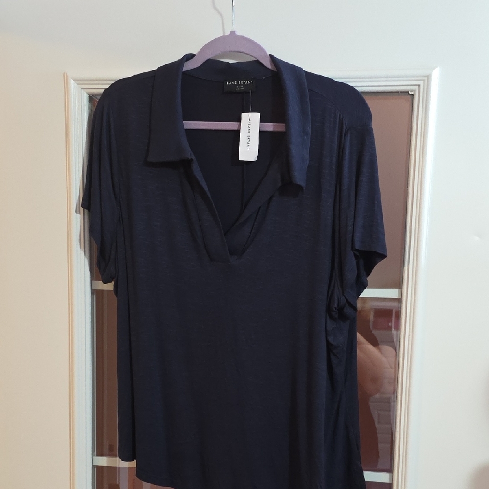 Blaque Label Navy Short Sleeve Blouse
